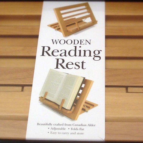 wooden reading rest