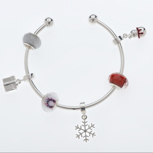 cancer research silver bracelet